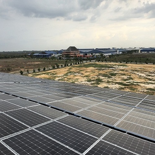Hệ thống điện mặt trời hòa lưới công suất 493,68 kWp tại Long An